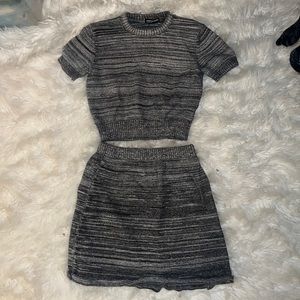 American apparel matching knit set